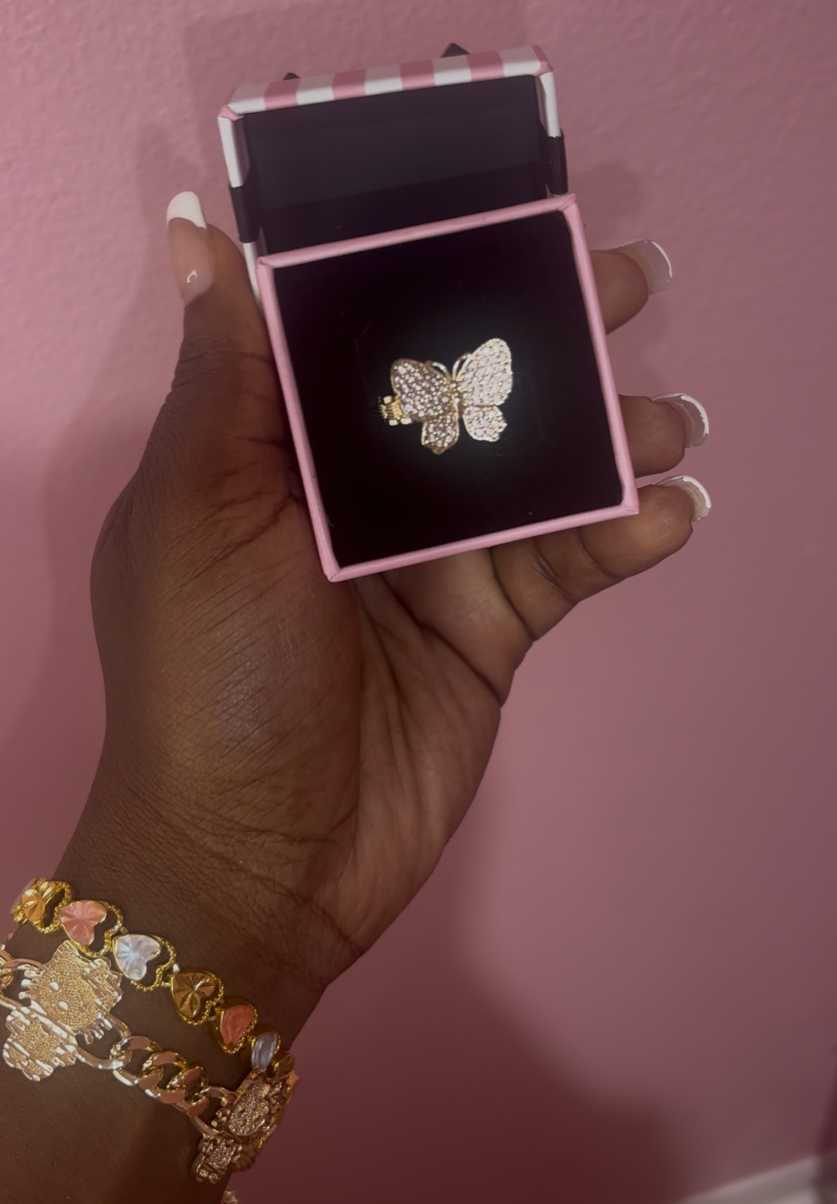Pinka Butterfly Ring