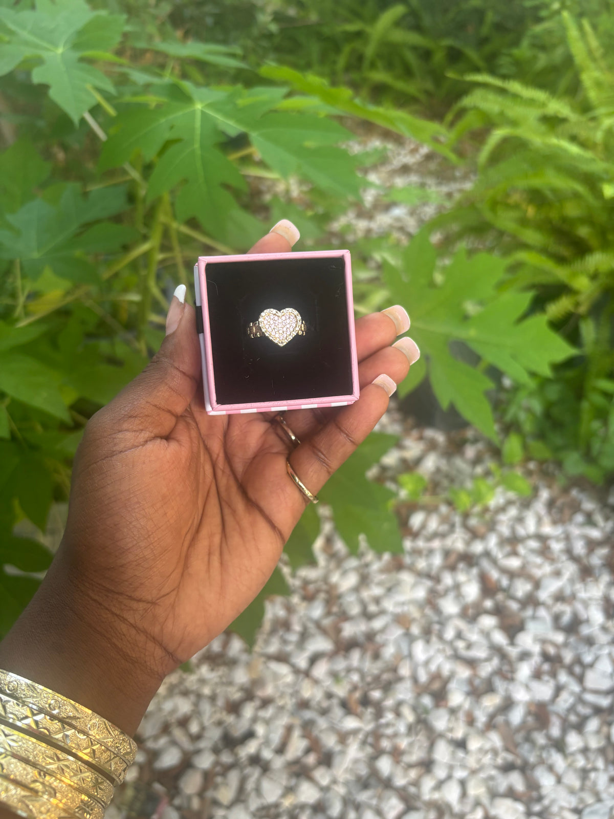 Pinka Heart Ring