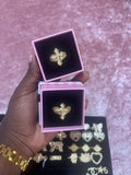 Chrome Cross Ring