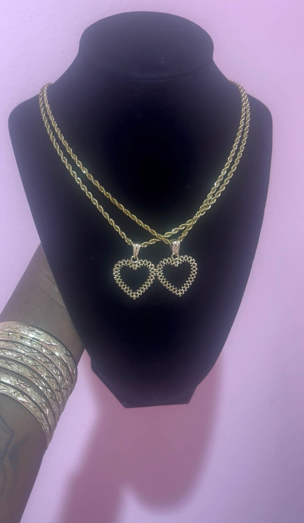 Rolex Heart Necklace