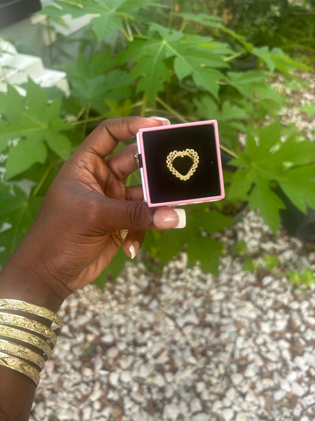 Lil Rolex Heart Ring