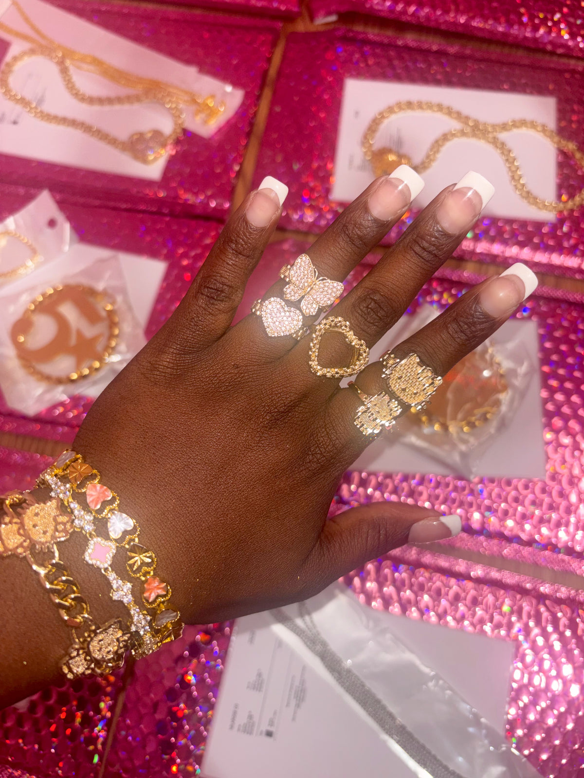Pinka Butterfly Ring