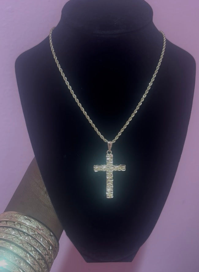 Cross Rope Necklace