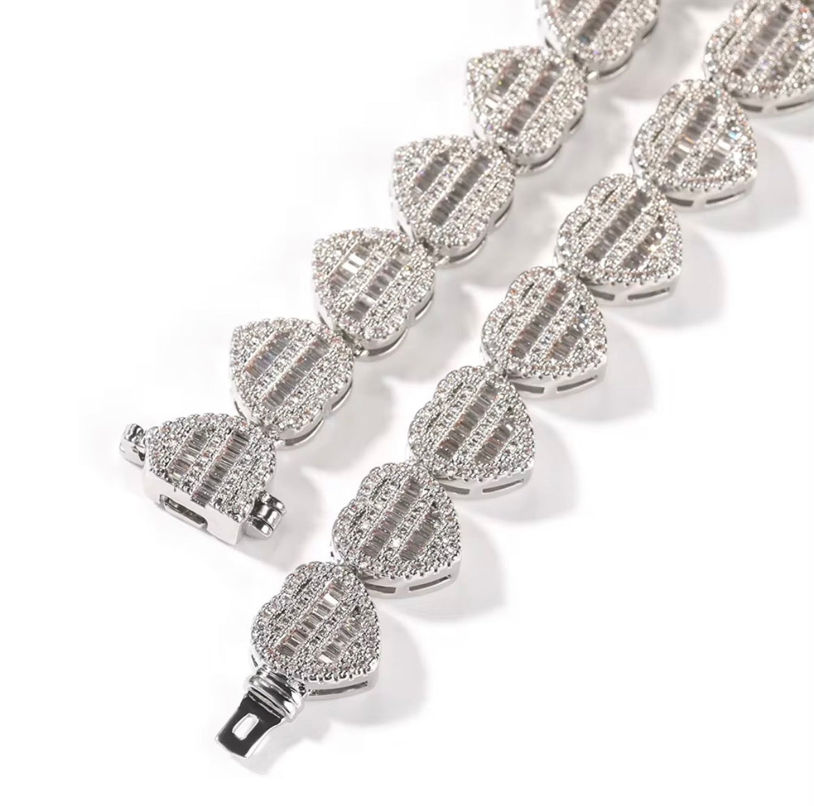 Iced Out Heart Necklace