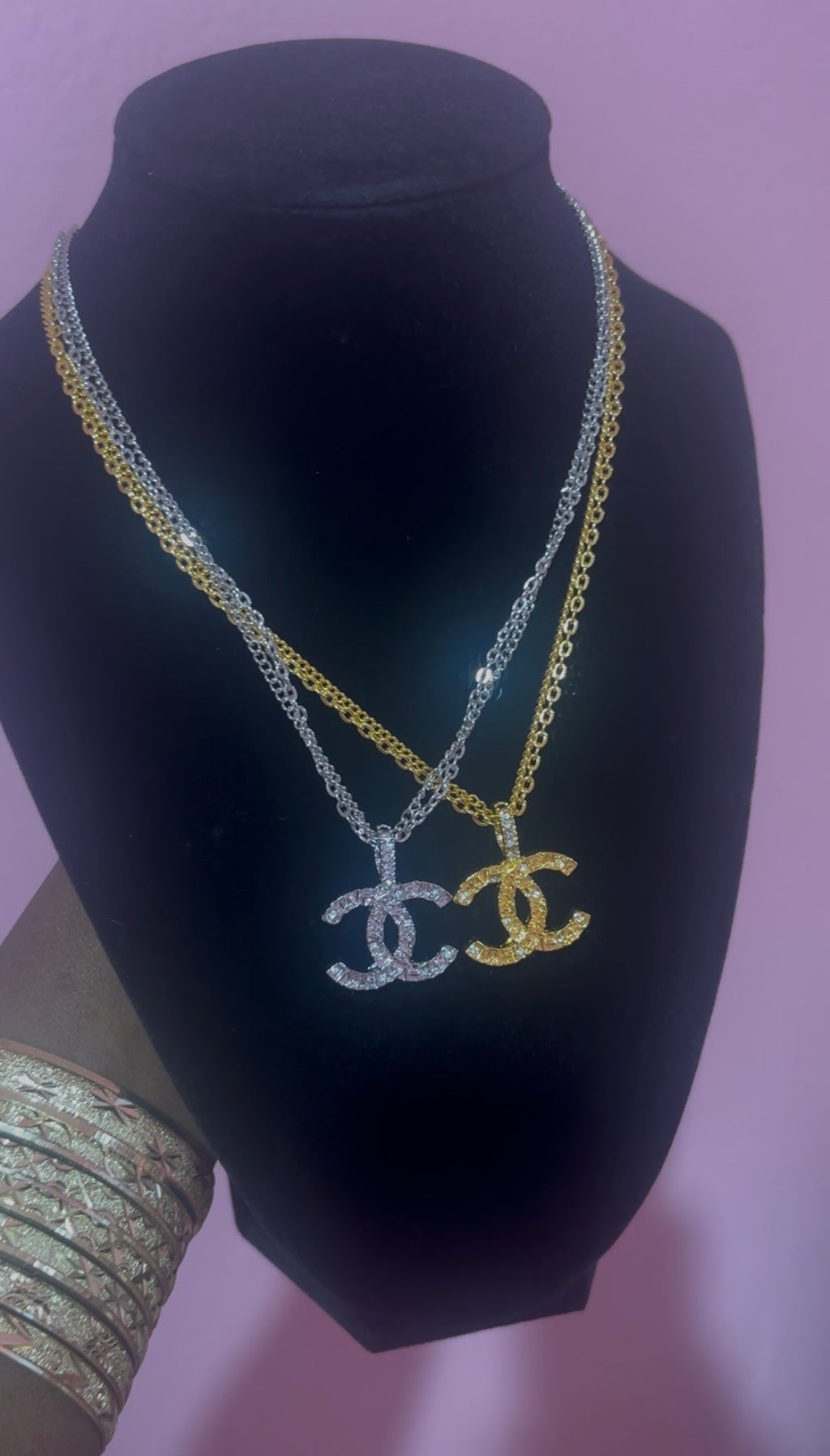 Double C Necklace