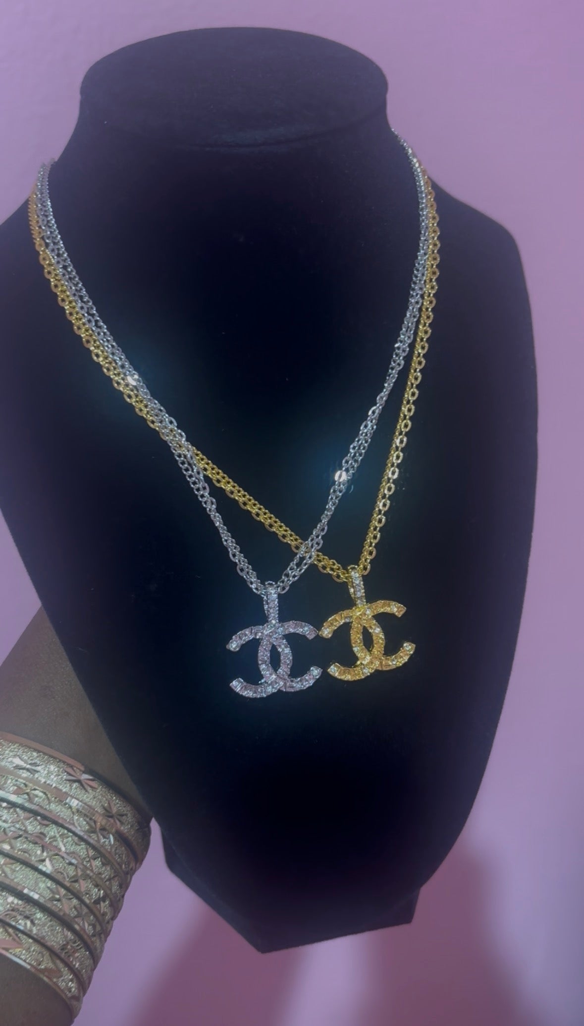 Double C Necklace