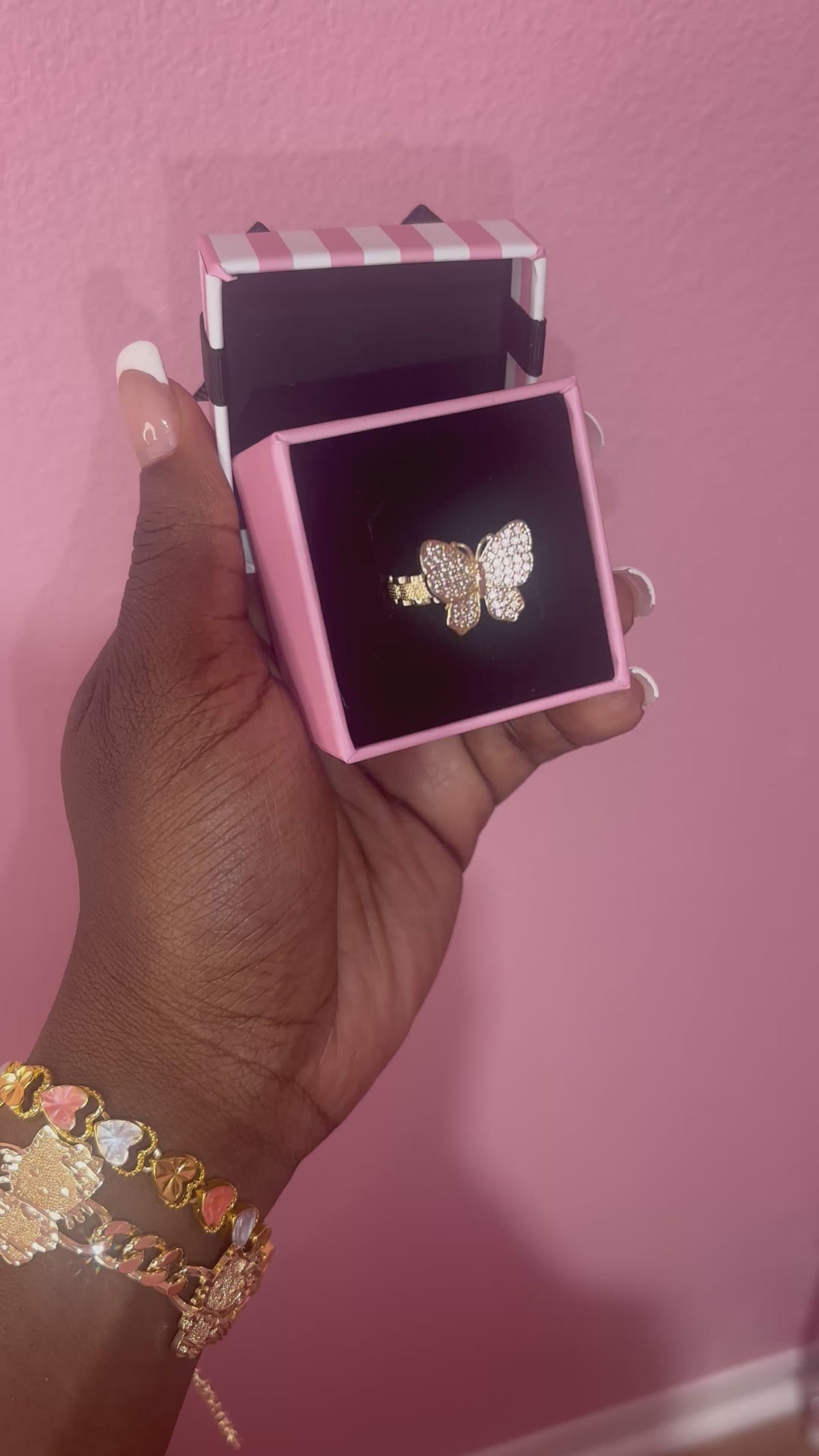 Pinka Butterfly Ring