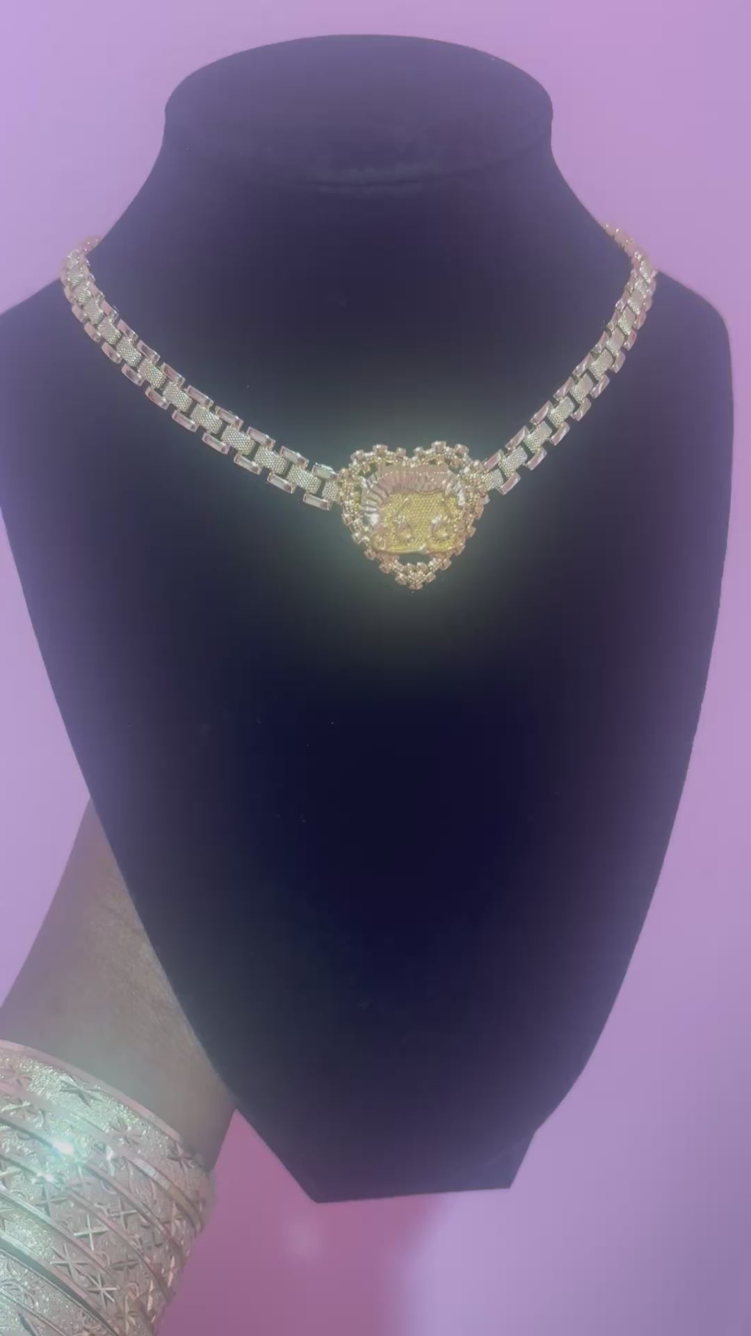 BB Rolex Heart Chain